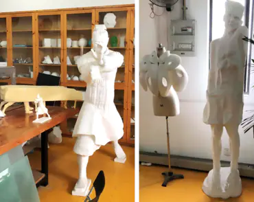 大学のアートデザインラボにおけるSLSナイロン3D印刷技術の応用