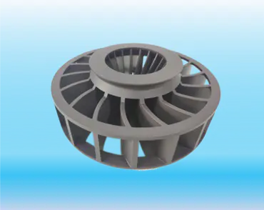 Auto turbine deflector |  SLS 3D geprinte auto-onderdelen